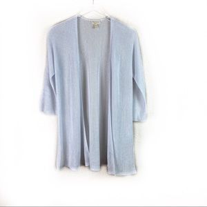 Eileen Fisher Open Organic Linen Cardigan